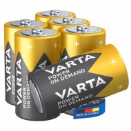 Baterie Varta D LR20, 1,5V, Mono, 4 kusy, Power on Demand, alkalické, nejvýkonnější z dostupných baterií Varta