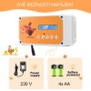 Automatické otevírání a zavírání kurníku Chicken Coop až 3 kg dvířka + hliníková dvířka Titan + baterie