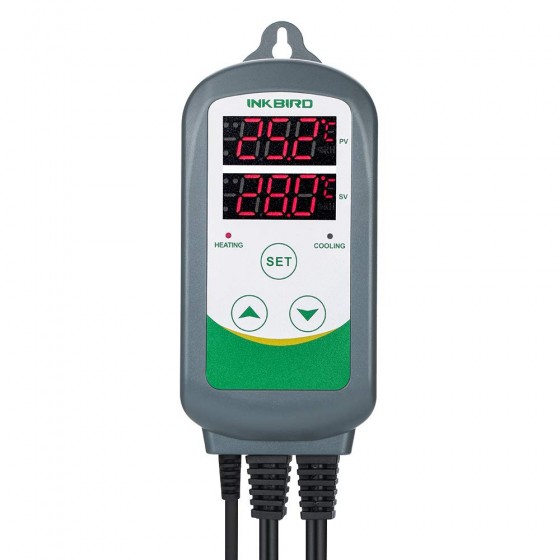 Digitální termostat s NTC senzorovou sondou pro ohřev i chlazení,  rozsah regulace -50~120°C