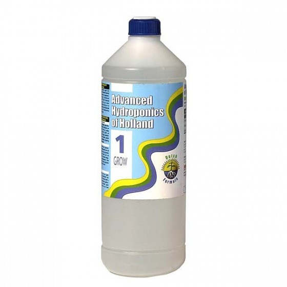 Hnojivo Advanced Dutch Formula 1 Grow Hydroponics Bloom 500 ml, vysoká koncentrace živin