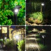 Zahradní solární lampa s detektorem pohybu, 2 kusy, 2 režimy, 2 W,1500 mAh